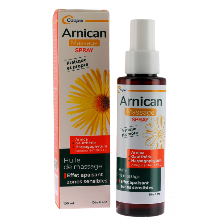 Arnican huile de massage Cooper - spray de 100ml