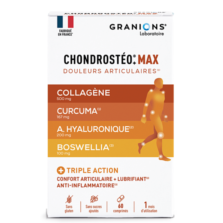 Chondrostéo+ max Granions - boite de 60 comprimés