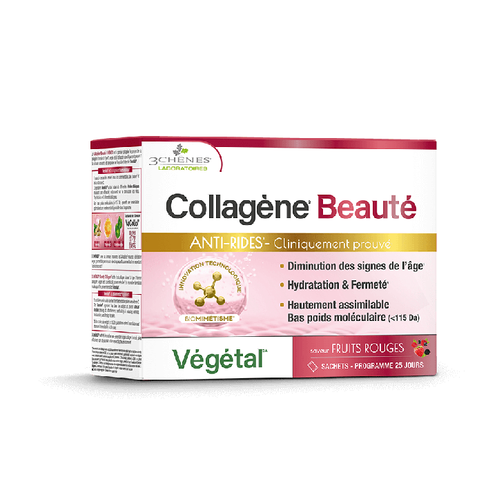 Collagène beauté végétal Les 3 Chênes - boite de 25 sachets