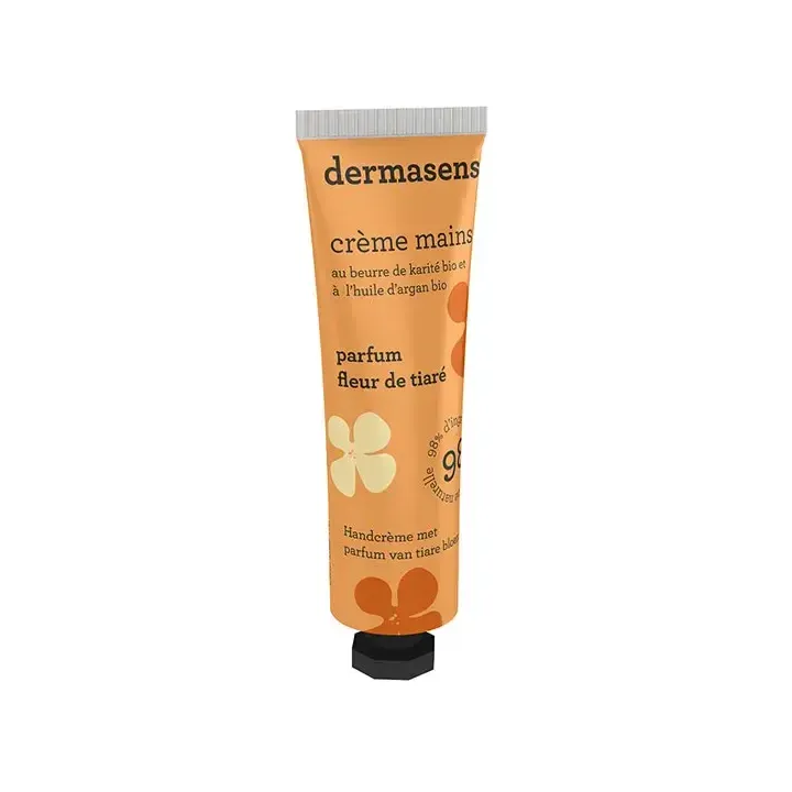 Dermasens crème mains parfum fleur de tiaré Marque Verte - tube de 30ml