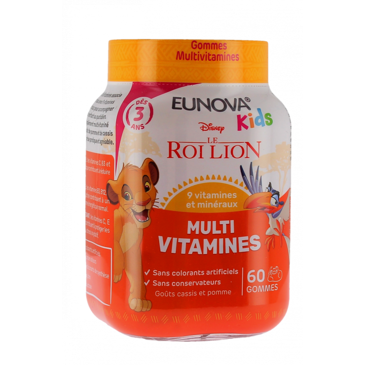 Eunova kids multi-vitamines EG Labo - pot de 60 gommes