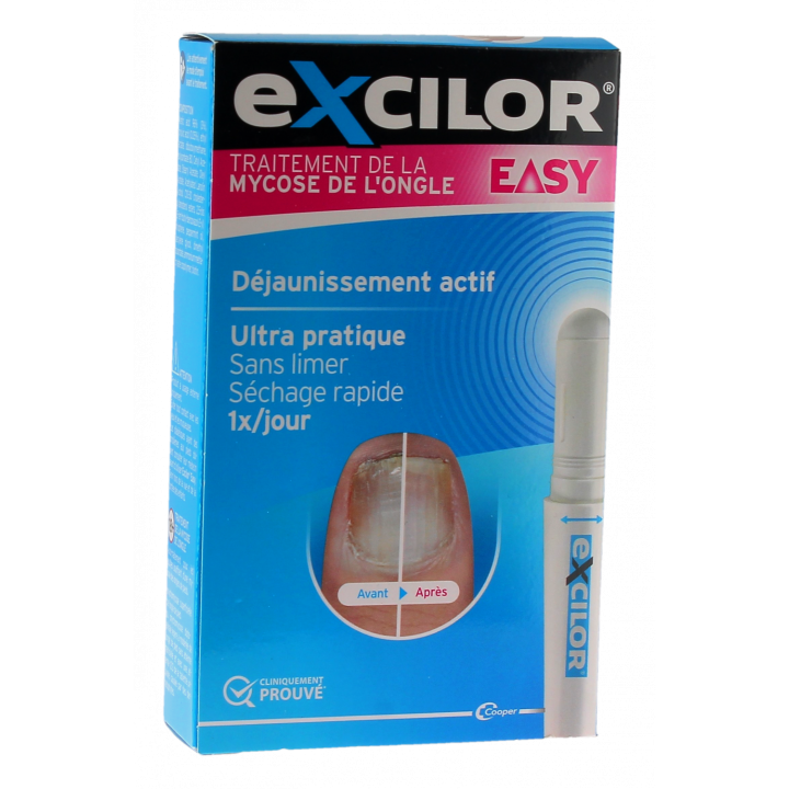 Excilor Easy traitement de la mycose de l'ongle Cooper - stylet de 4ml