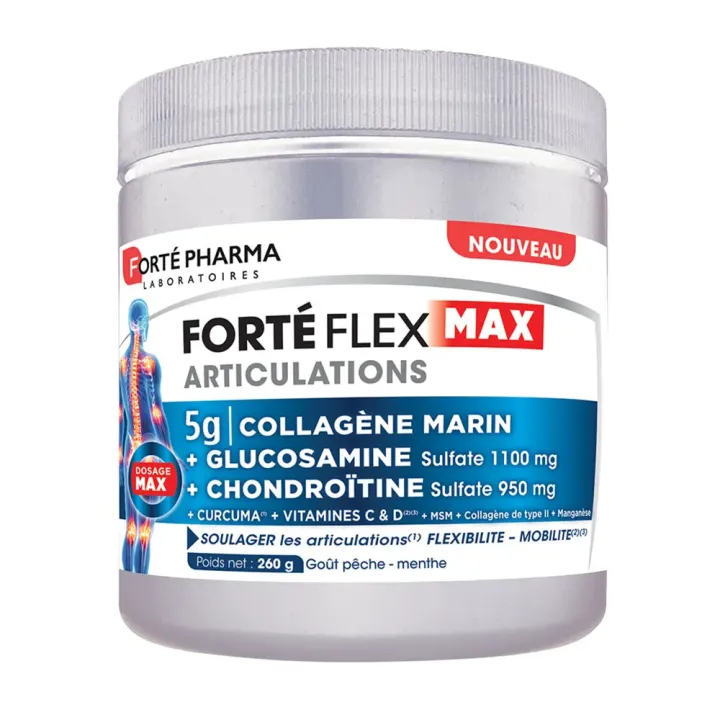 Forté Flex Max articulations 5g collagène marin Forté Pharma - pot de 260g