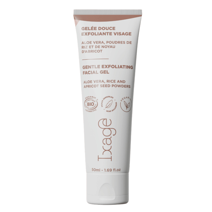 Gelée douce exfoliante visage Ixage - tube de 50ml