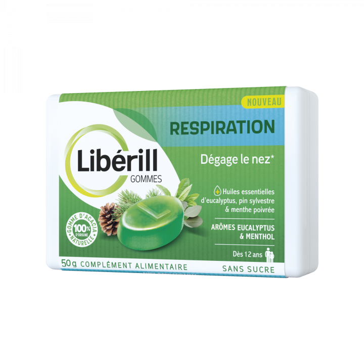 Gommes respiration Libérill - boîte de 50g