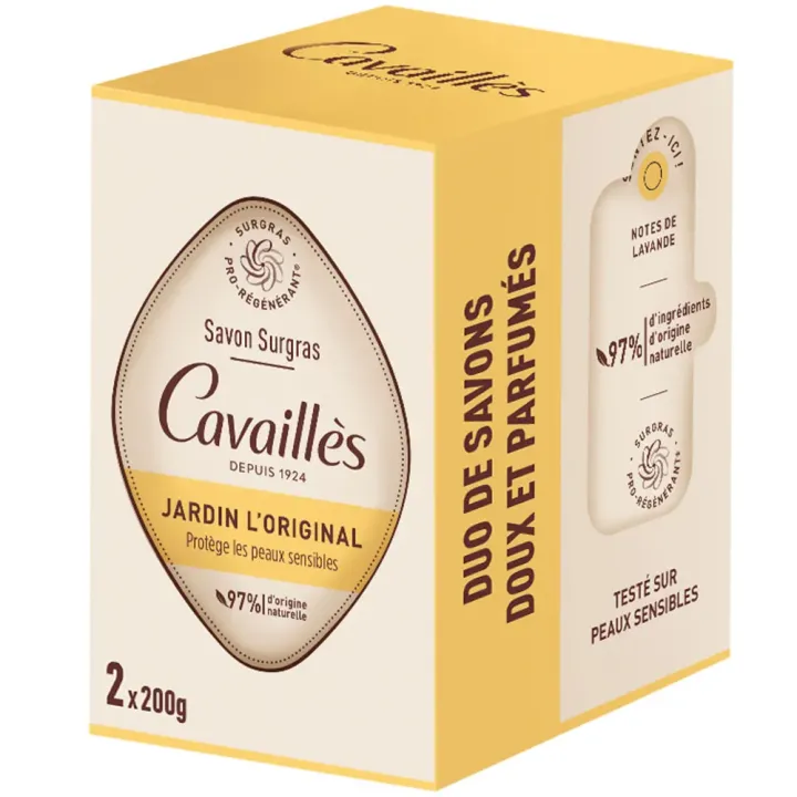 Jardin L'Original Savon surgras pro-régénérant Rogé Cavaillès - 2x200g