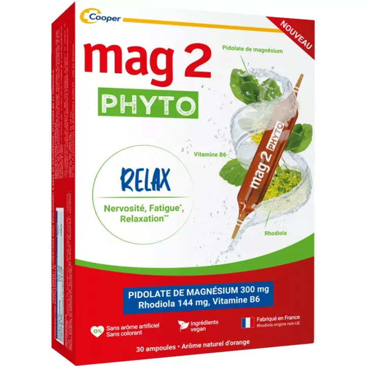 Mag2 Phyto Relax Cooper - boite de 30 ampoules