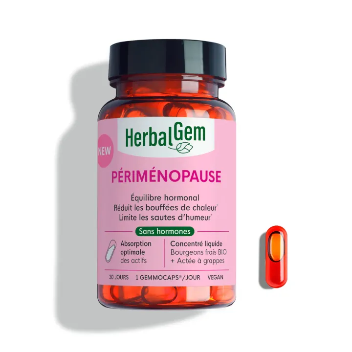 Périménopause Herbalgem - boîte de 30 gélules