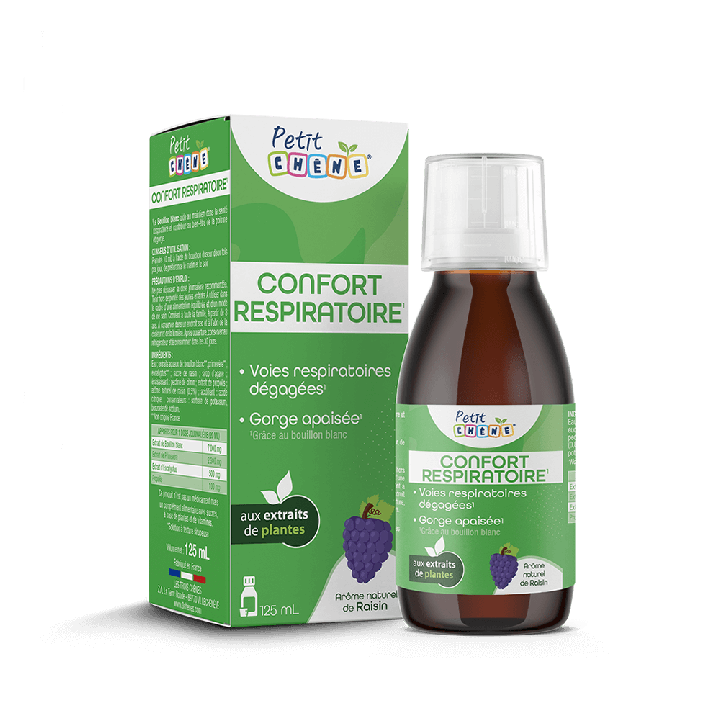 Petit Chêne Confort Respiratoire Les 3 Chênes - flacon de 125ml