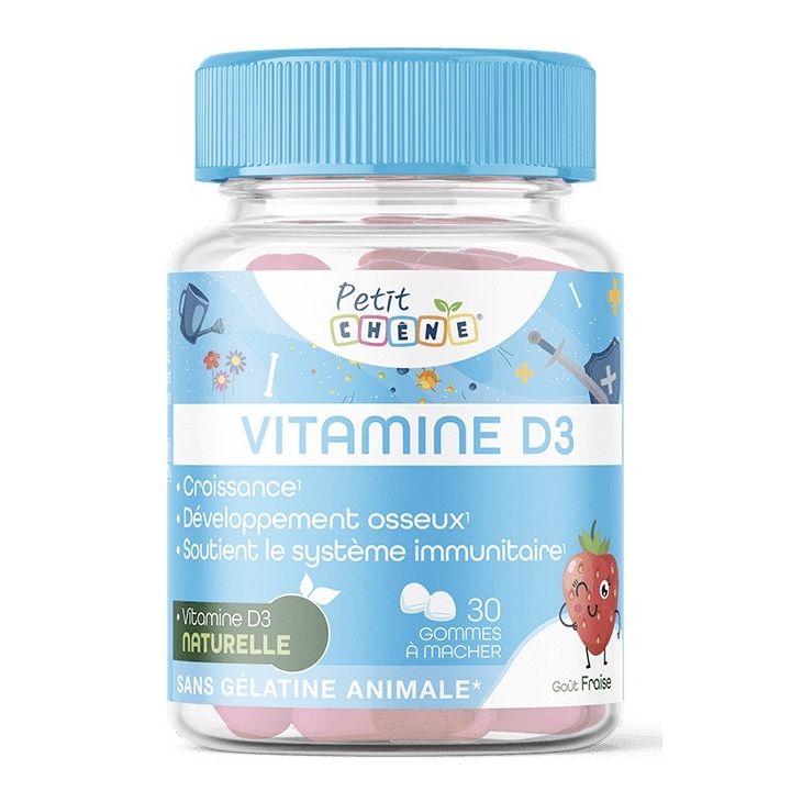 Petit Chêne vitamine D3 Les 3 Chênes - pot de 30 gommes