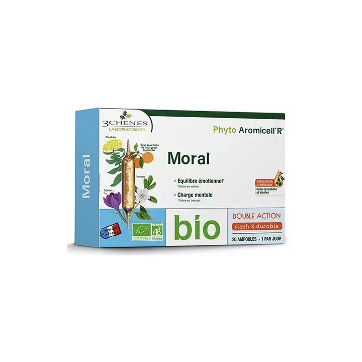 Phyto Aromicell'R moral 3 Chênes - boite de 20 ampoules