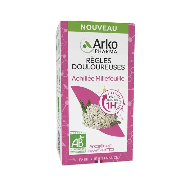 Règles douloureuses Arkopharma - boite de 30 gélules