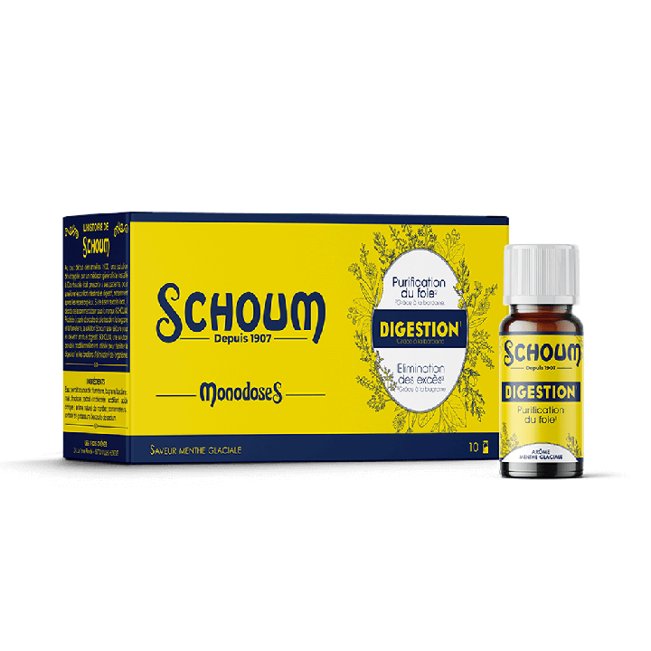 Schoum digestion Les Trois Chênes - boite de 10 monodoses de 15ml