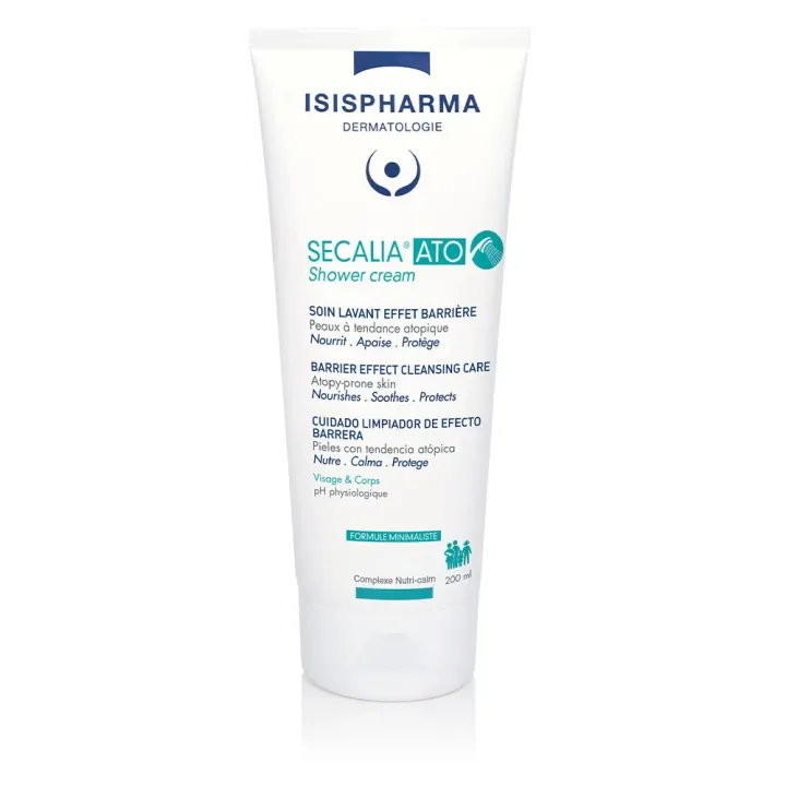 Secalia ATO soin lavant effet barrière Isispharma - tube de 200ml