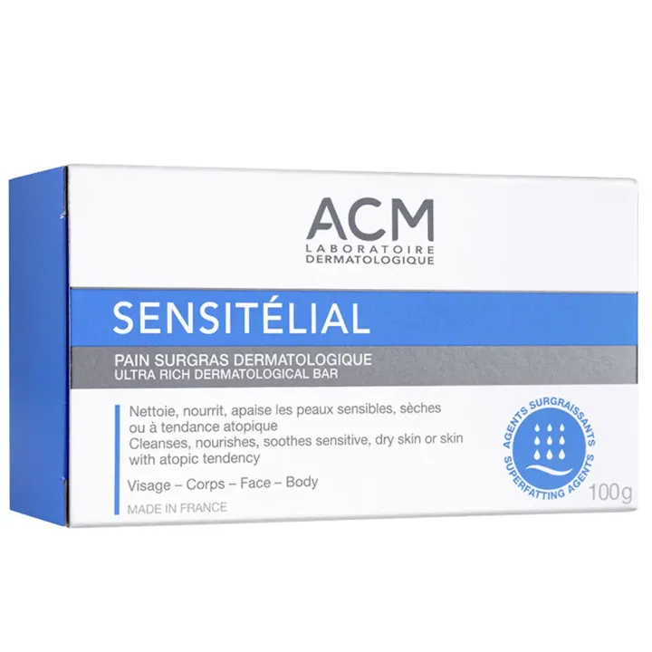 Sensitélial pain surgras dermatologique ACM - pain de 100g