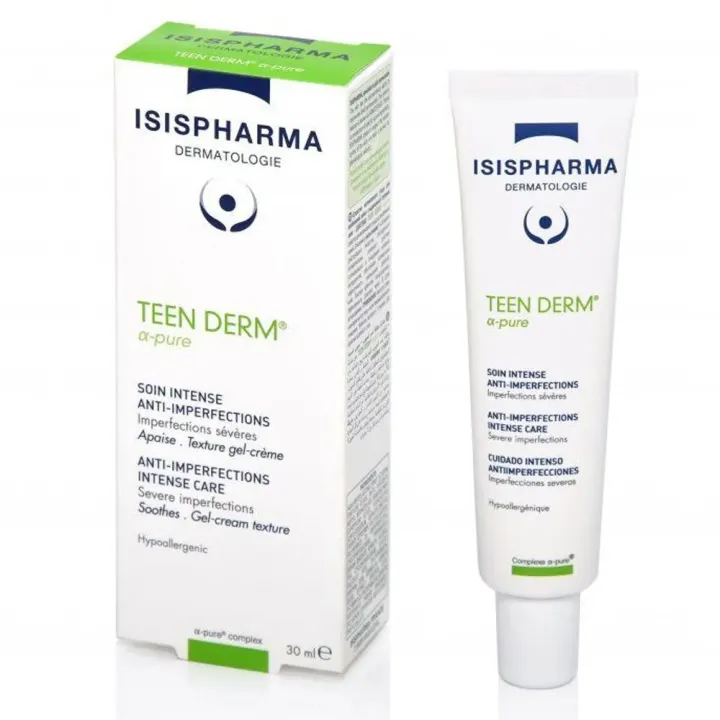 Teen Derm A-pure soin anti-imperfections Isispharma - tube de 30ml