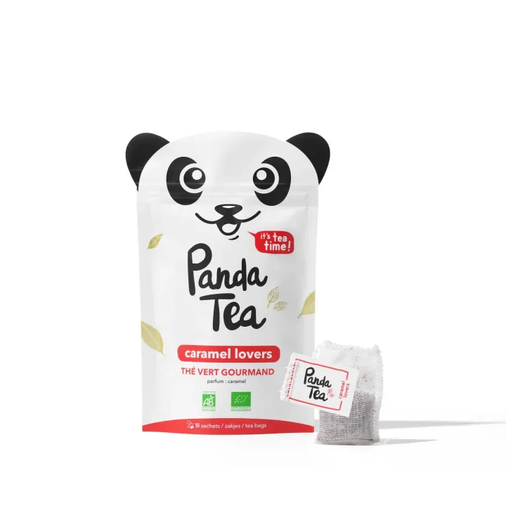 Thé vert gourmand caramel lovers Panda Tea - 18 sachets