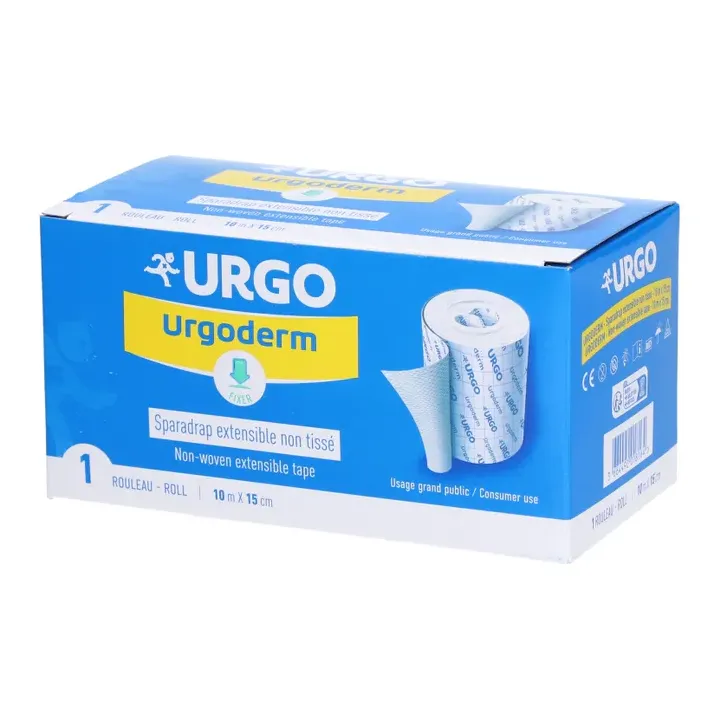 Urgoderm sparadrap extensible non tissé Urgo - rouleau 10mX15cm