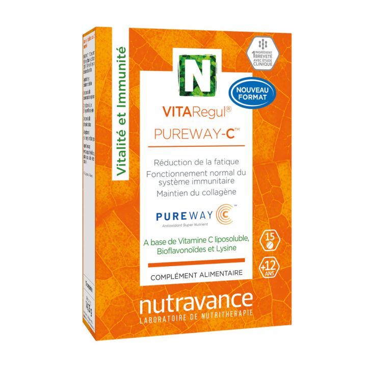 VITARegul Pureway-C Nutravance - boîte de 15 comprimés