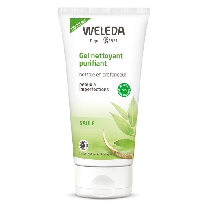 Gel Nettoyant Purifiant peaux à imperfections Weleda - tube de 100 ml