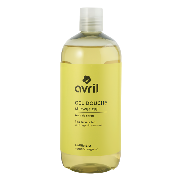 Gel douche zeste de citron bio Avril - flacon de 500ml