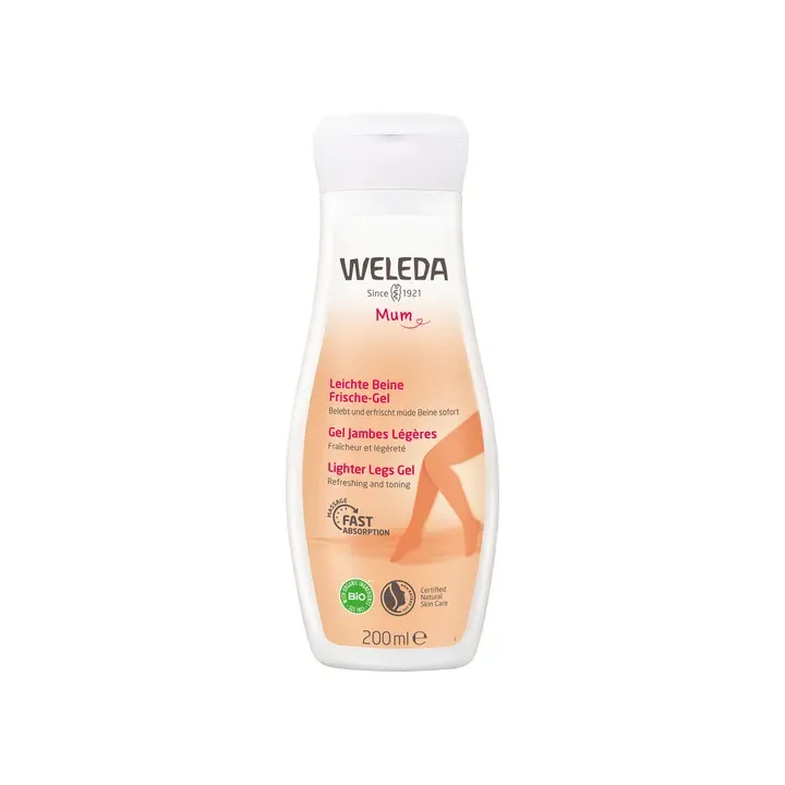 Gel jambes légères Weleda - flacon de 200ml