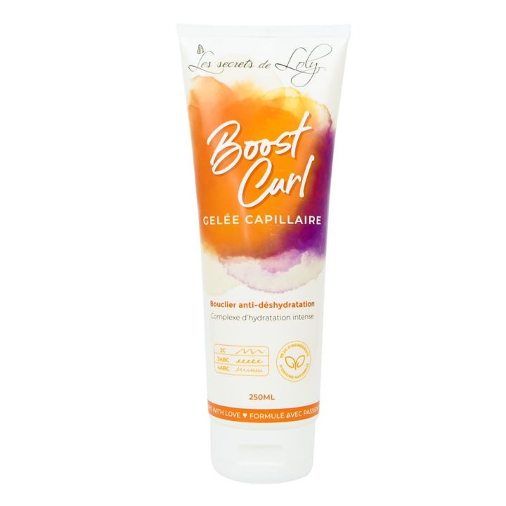 Gelée capillaire Boost Curl Les Secrets de Loly - tube de 250ml