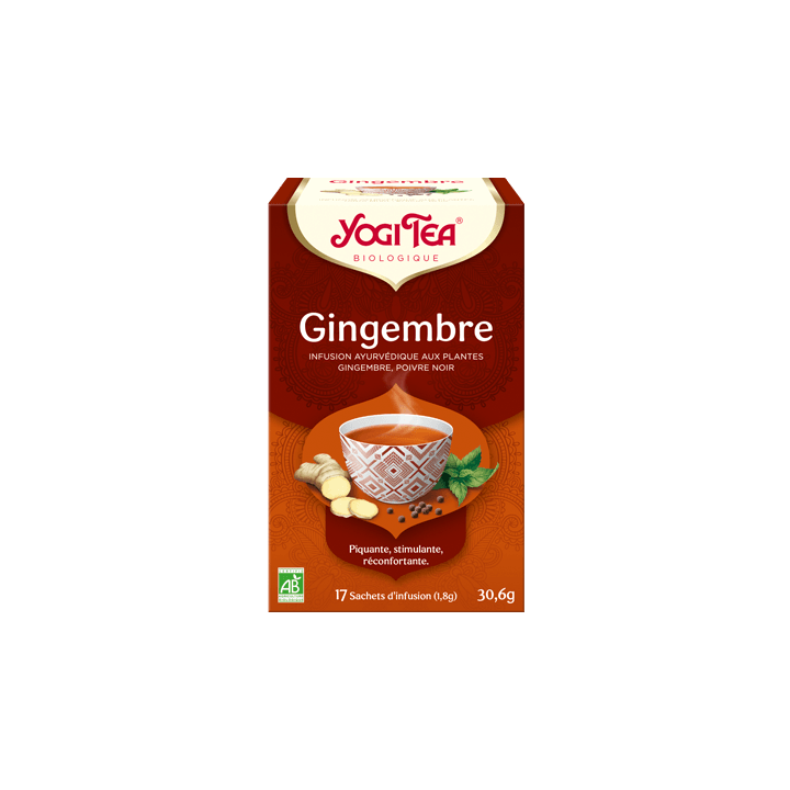 Gingembre BIO Yogi Tea - 17 infusettes