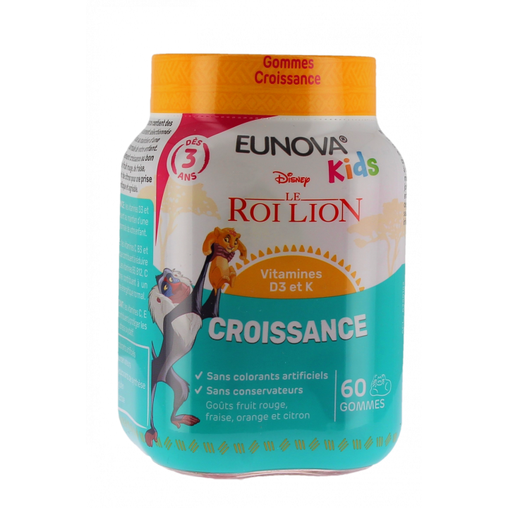 Eunova kids croissance EG Labo - pot de 60 gummies