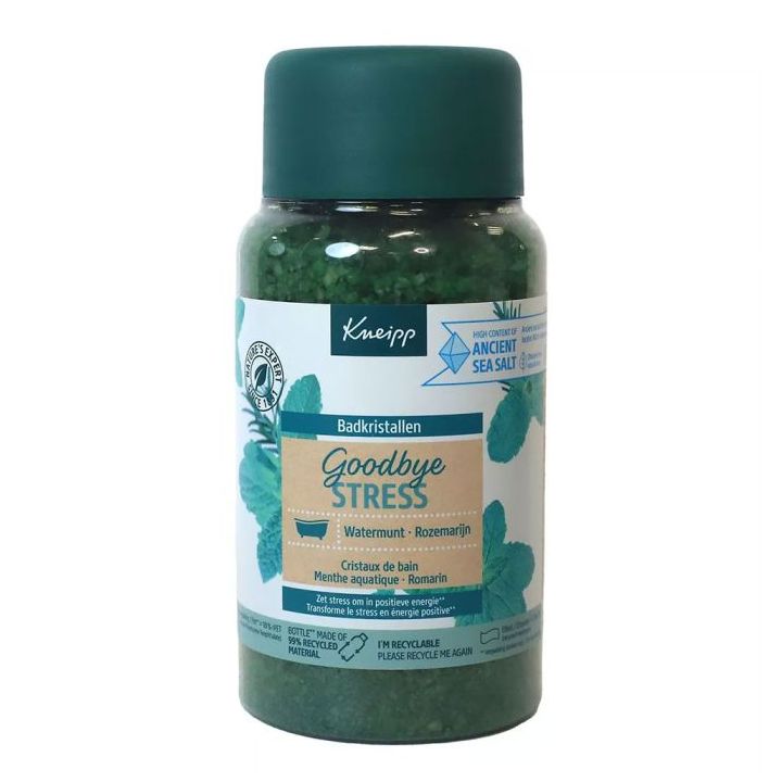 Goodbye Stress Sels de bain Menthe Aquatique et Romarin Kneipp - boîte de 600g