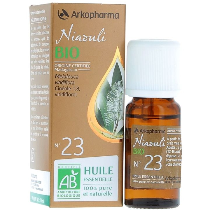 Huile Essentielle Niaouli Bio n°23 Arkopharma - flacon de 10 ml