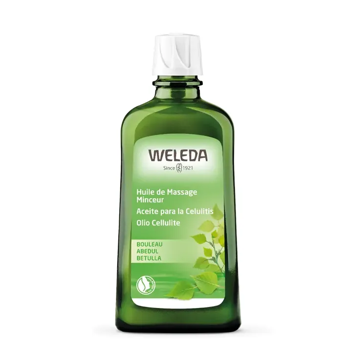 Huile de massage minceur bouleau Weleda - flacon de 200 ml