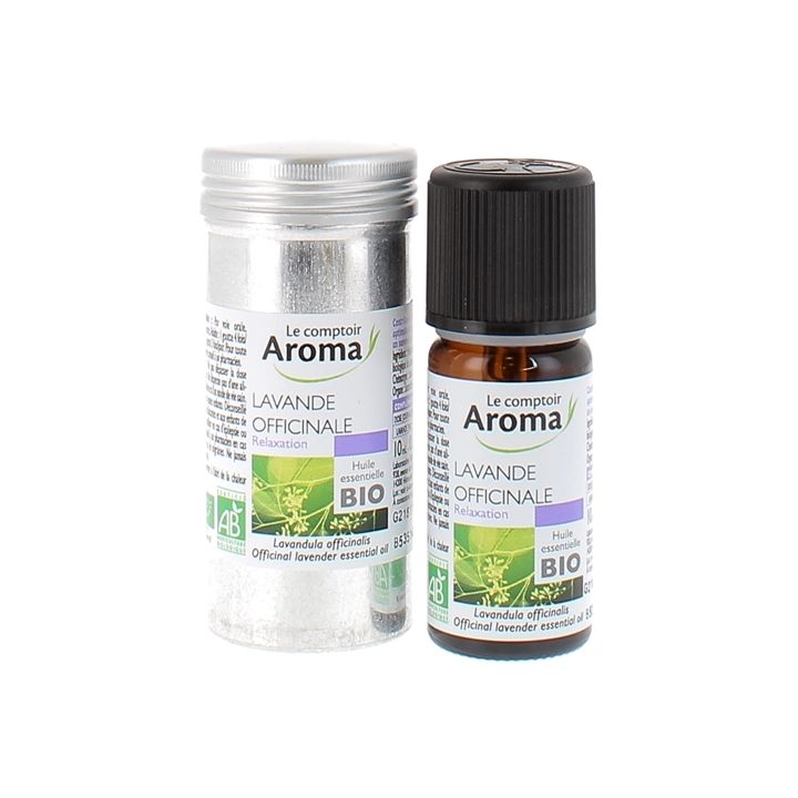 Huile essentielle de Lavande Officinale bio Le Comptoir Aroma - flacon de 10 ml