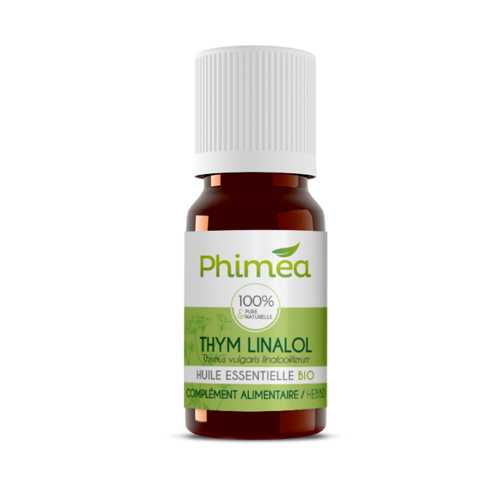 Huile essentielle de thym à linalol BIO Phimea - flacon de 5 ml