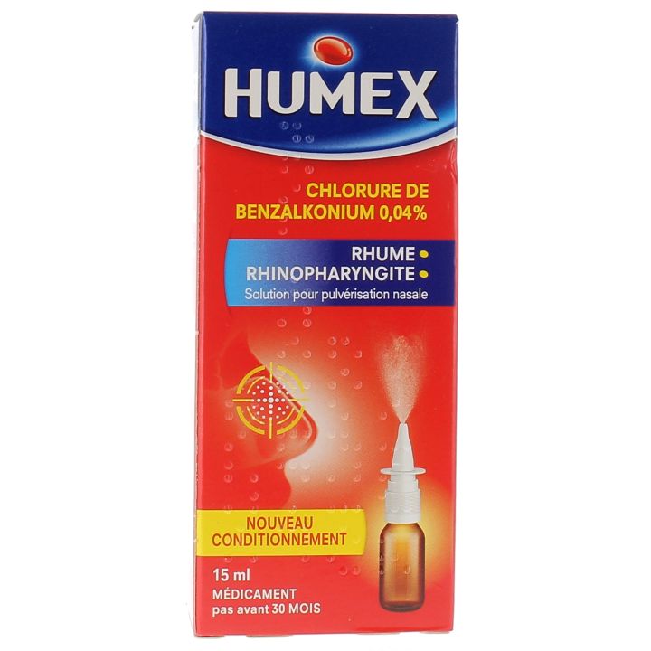 Humex solution nasale - flacon-pulvérisateur 15 ml