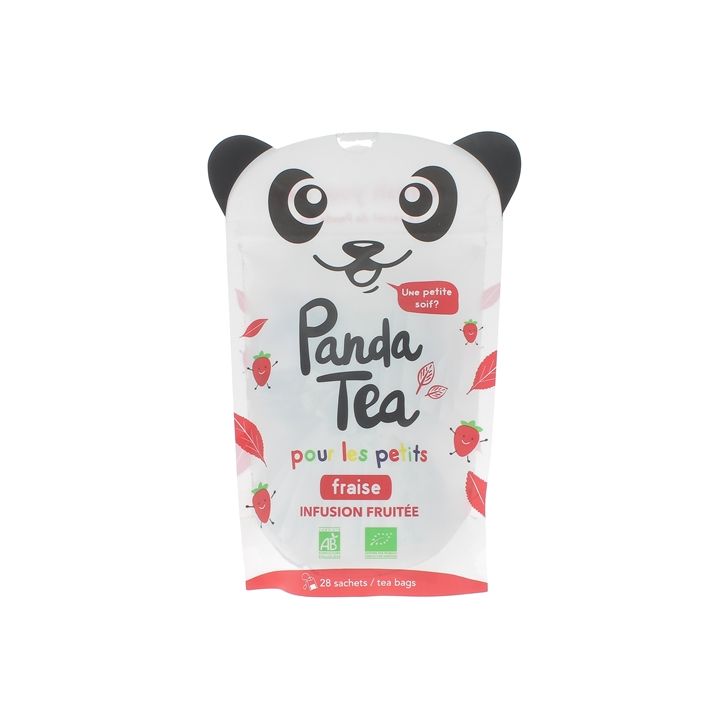 Infusion Fraise pour les petits Panda Tea - 28 sachets