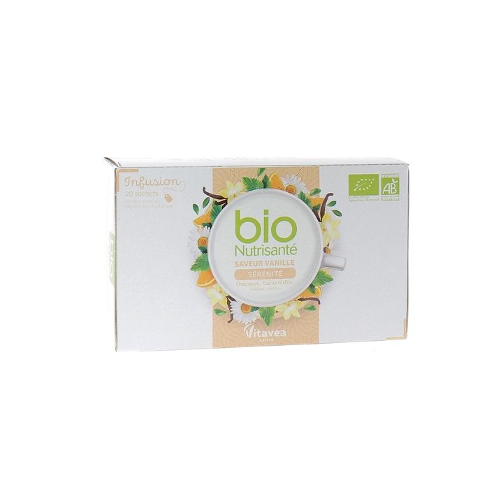 Infusion sérénité vanille bio Vitavea - boîte de 20 sachets