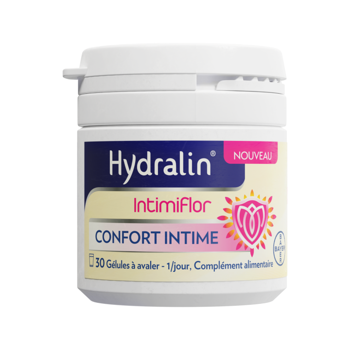 Hydralin IntimiFlor confort intime - pot de 30 gélules