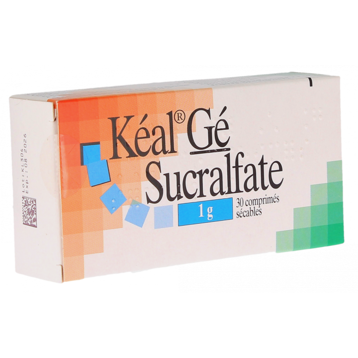 Kéal Gé Sucralfate 1g - boîte de 30 comprimés sécables