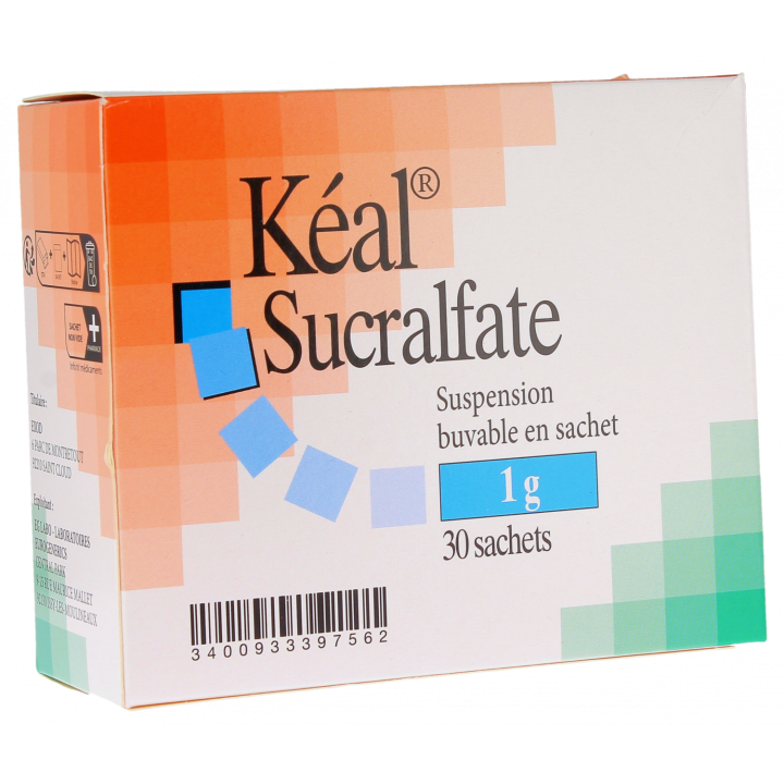 Kéal Sucralfate 1g suspension buvable - boîte de 30 sachets