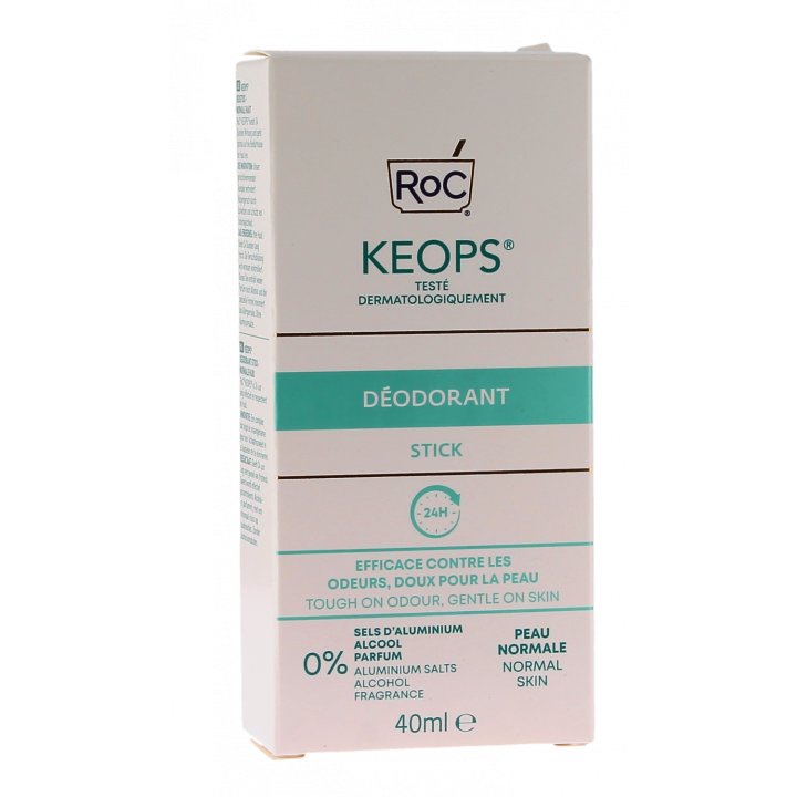 Keops déodorant stick 24h Roc - stick de 40ml