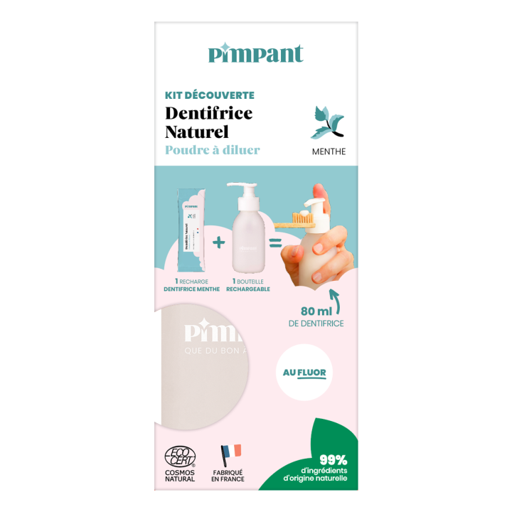 Kit découverte dentifrice Pimpant - un kit