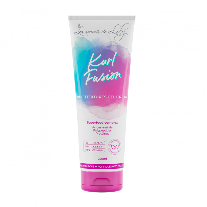 Kurl Fusion Gel-crème multitextures Les Secrets de Loly - tube de 250ml