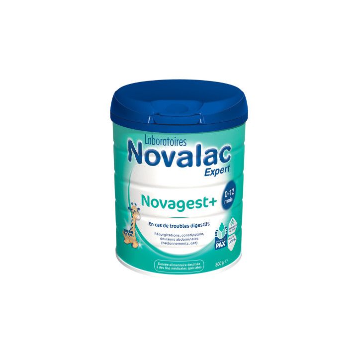 Lait Novagest troubles digestifs 0-12 mois Novalac - pot de 800g