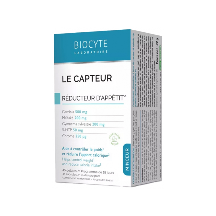 Le capteur Biocyte - boite de 45 gélules