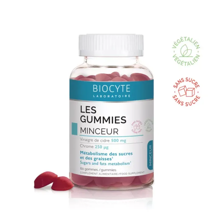 Les gummies minceur Biocyte - pot de 60 gommes