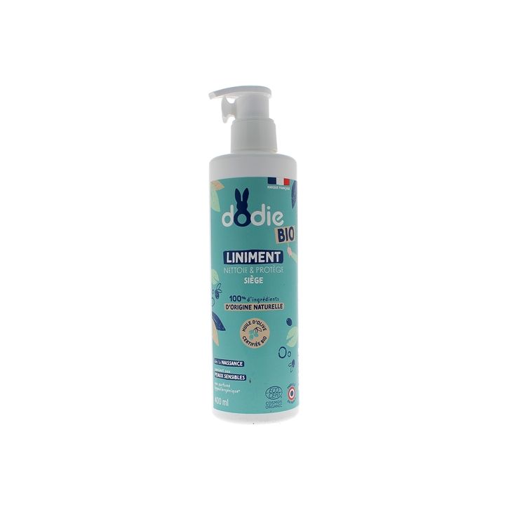 Liniment siège bio Dodie - flacon pompe de 400ml