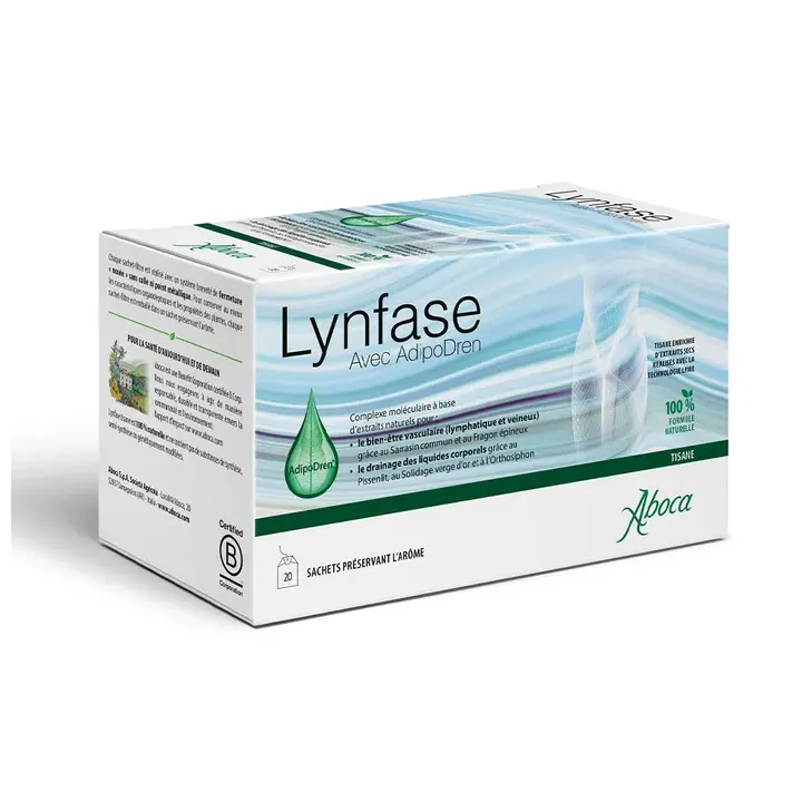 Lynfase métabolisme tisane Aboca - boite de 20 sachets