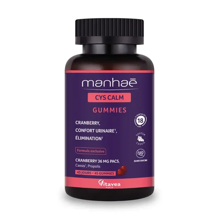 Manhaé Cys Calm Vitavea - pot de 45 gummies