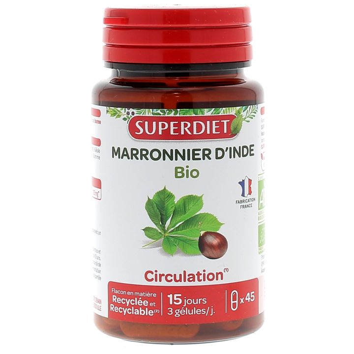 Marronnier d'Inde bio Super Diet - boite de 45 gélules